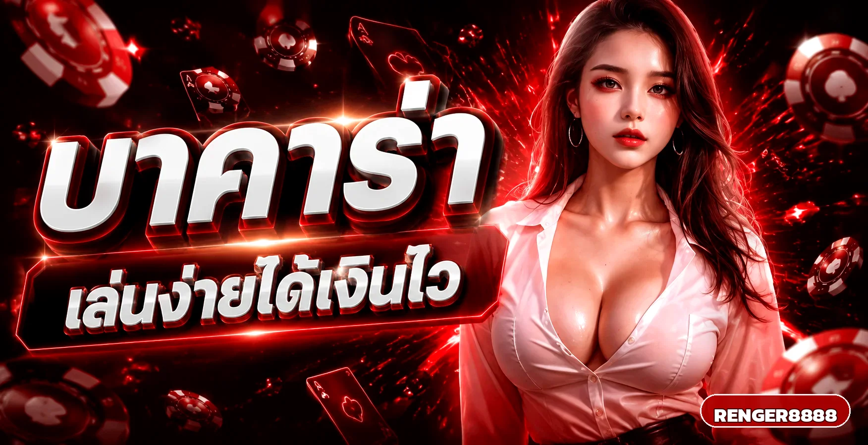 บาคาร่าออนไลน์ Renger8888 โต๊ะสดจากคาสิโนชั้นนำ